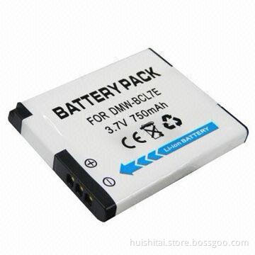 Camera Battery for Panasonic DMW-BLC7E with 7V, 750mAh Replacement Rechargeable Battery